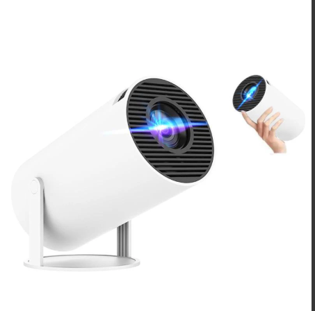 Proyector portátil, Proyector con control remoto, Proyector Android Wifi Bluetooth compatible